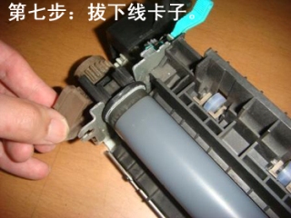 惠普hp5000/5100卡纸更换定影膜
